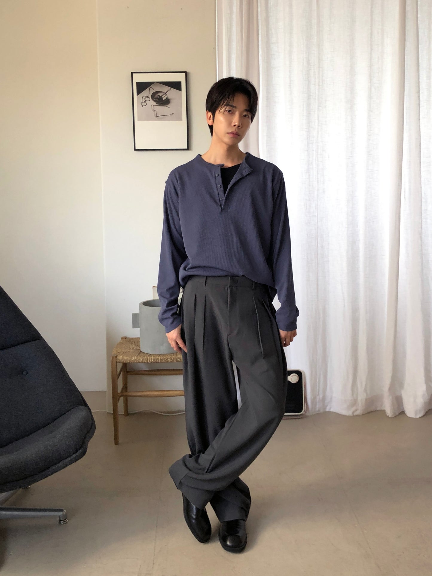 Rene Two-Tuck Slacks