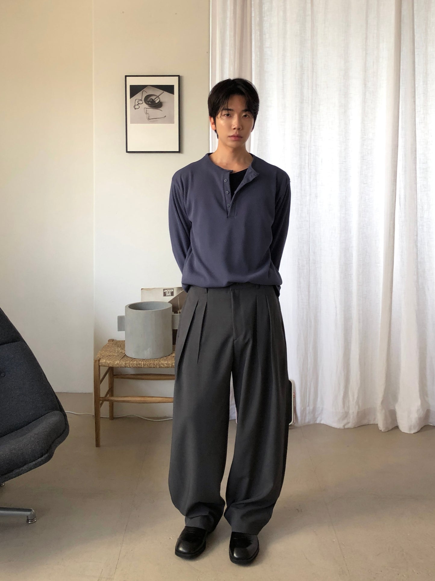 Rene Two-Tuck Slacks
