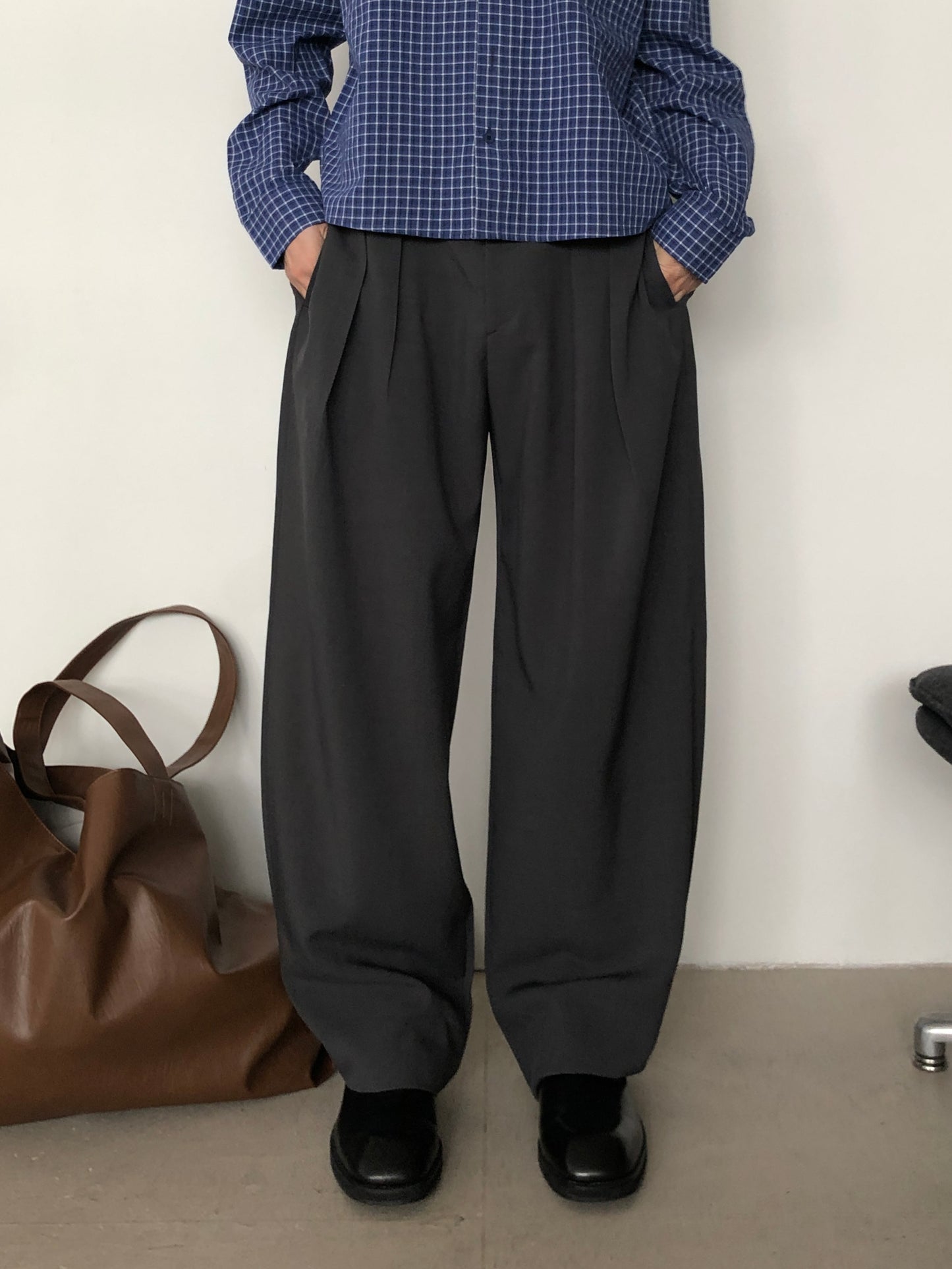 Rene Two-Tuck Slacks