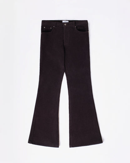 【REVURA レビュ―ラ】RIVETTE CORDUROY CINCHBACK BOOTCUT TROUSERS