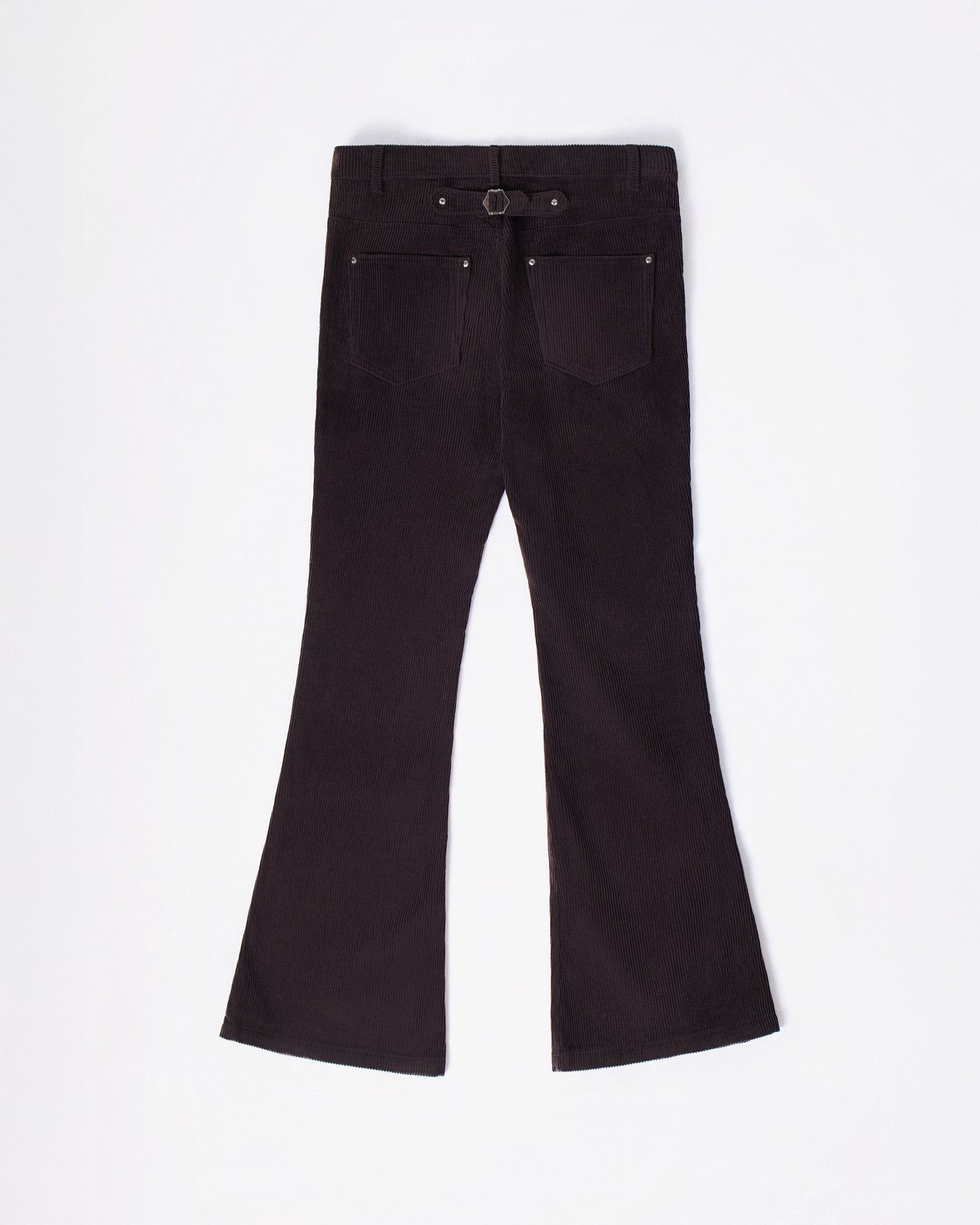 【REVURA レビュ―ラ】RIVETTE CORDUROY CINCHBACK BOOTCUT TROUSERS