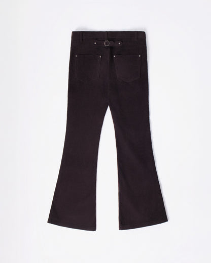 【REVURA レビュ―ラ】RIVETTE CORDUROY CINCHBACK BOOTCUT TROUSERS