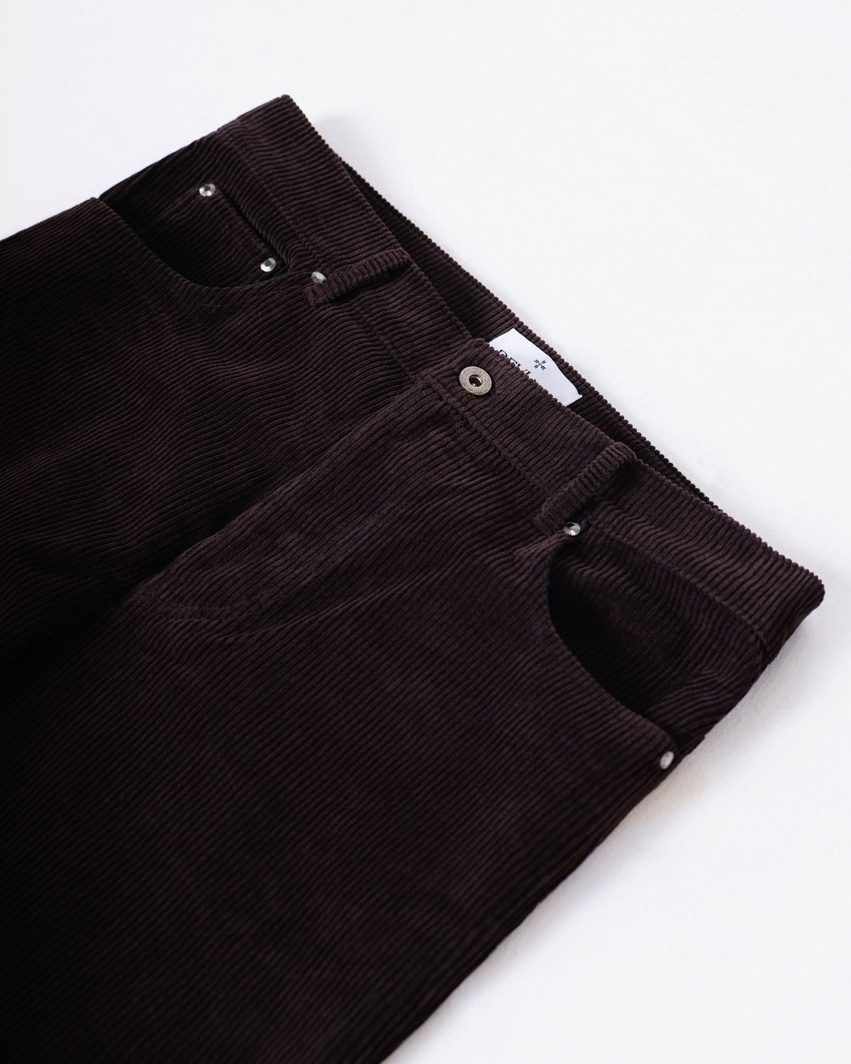 【REVURA レビュ―ラ】RIVETTE CORDUROY CINCHBACK BOOTCUT TROUSERS