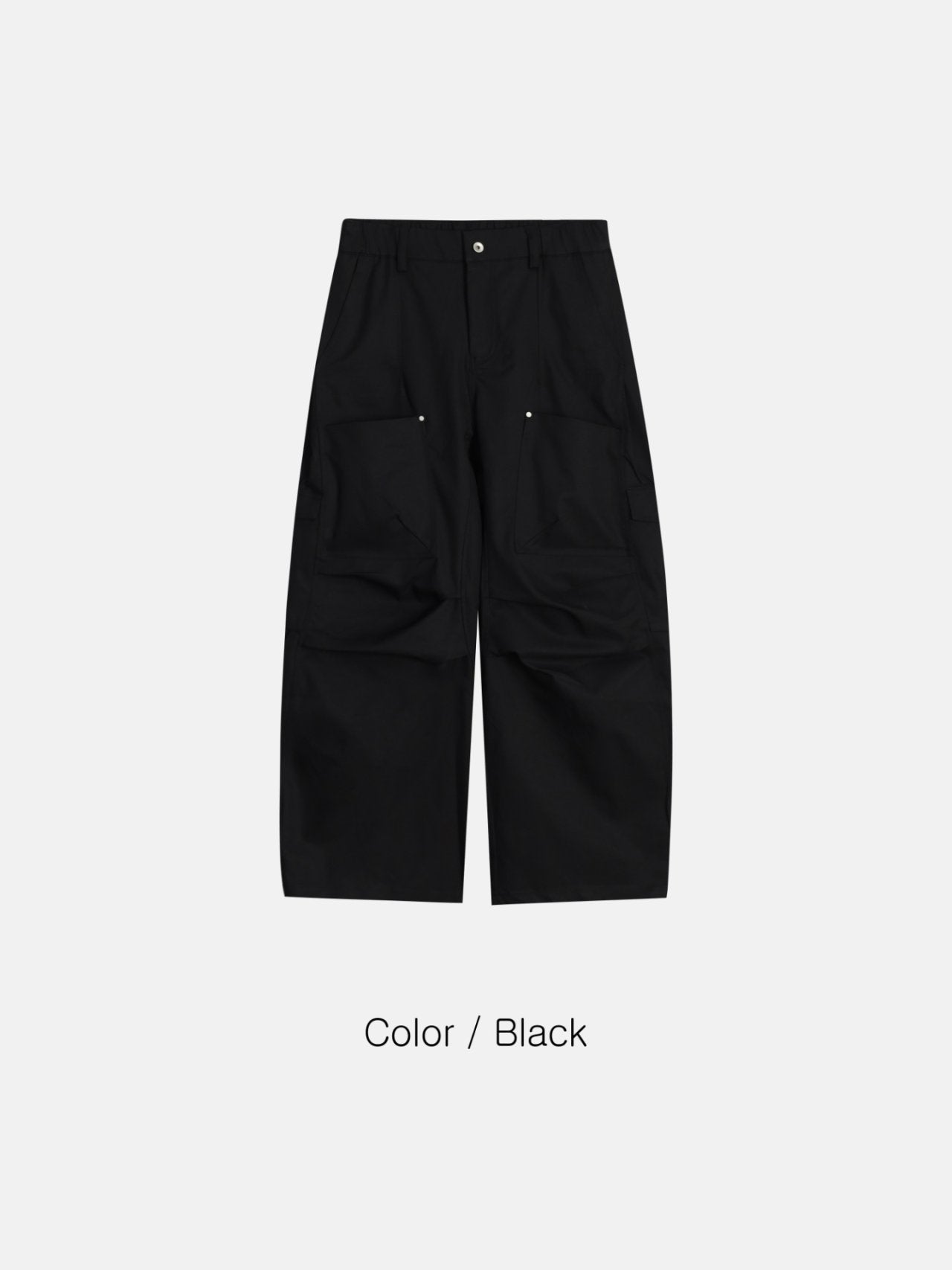 Rivet Pocket Pants BLACK 5