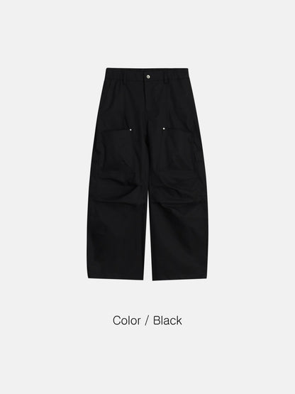 Rivet Pocket Pants BLACK 5