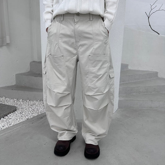 Rivet Pocket Pants IVORY 2
