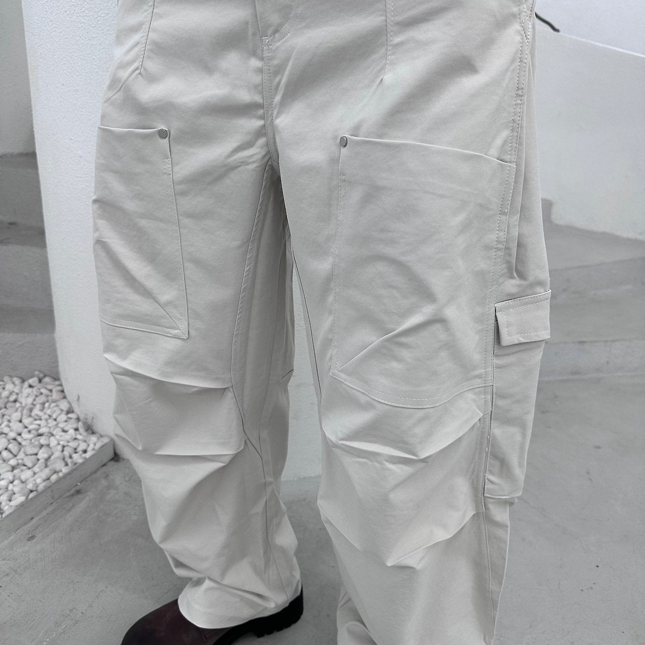 Rivet Pocket Pants IVORY 3