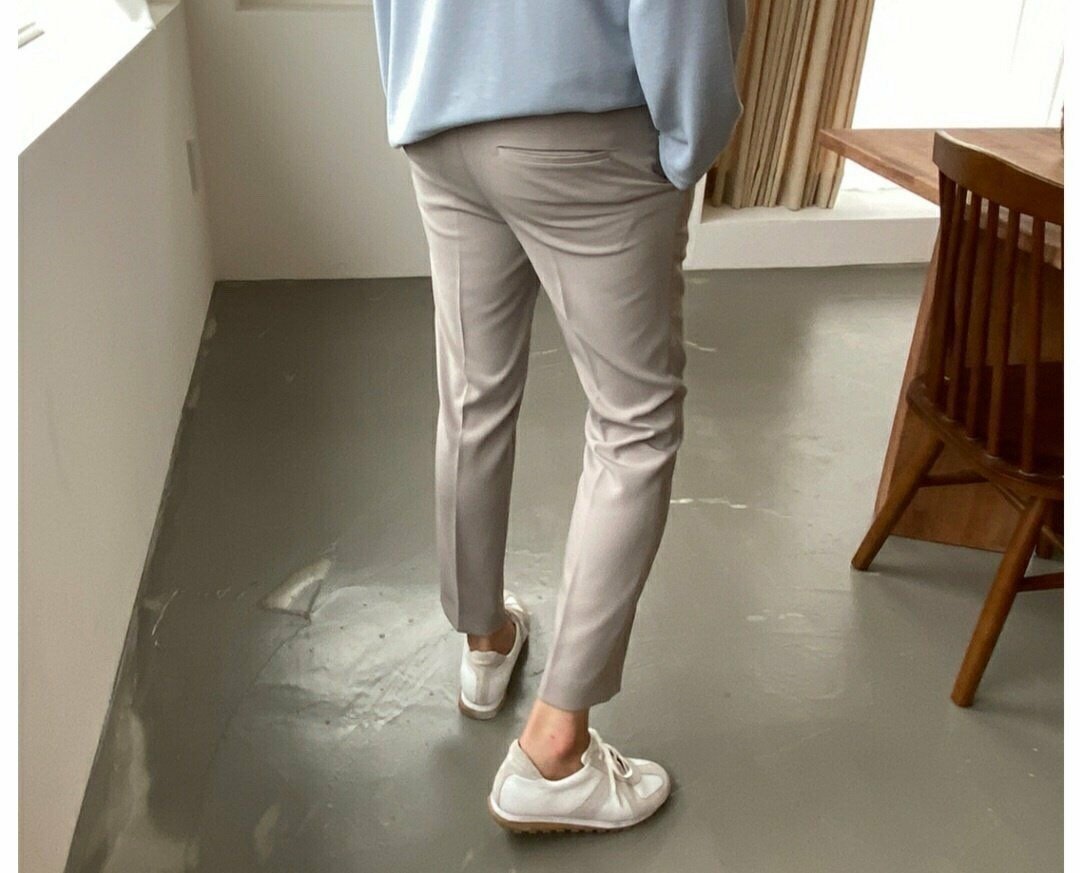 Robin Banding Slacks BEIGE