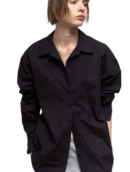 HWI LOGO SHIRT -BLACK