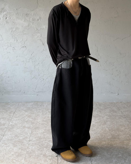 Layered Henley Neck Tee