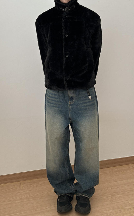 Tin Curved Denim Pants