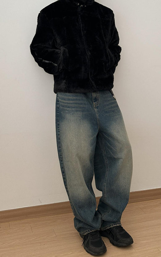 Tin Curved Denim Pants