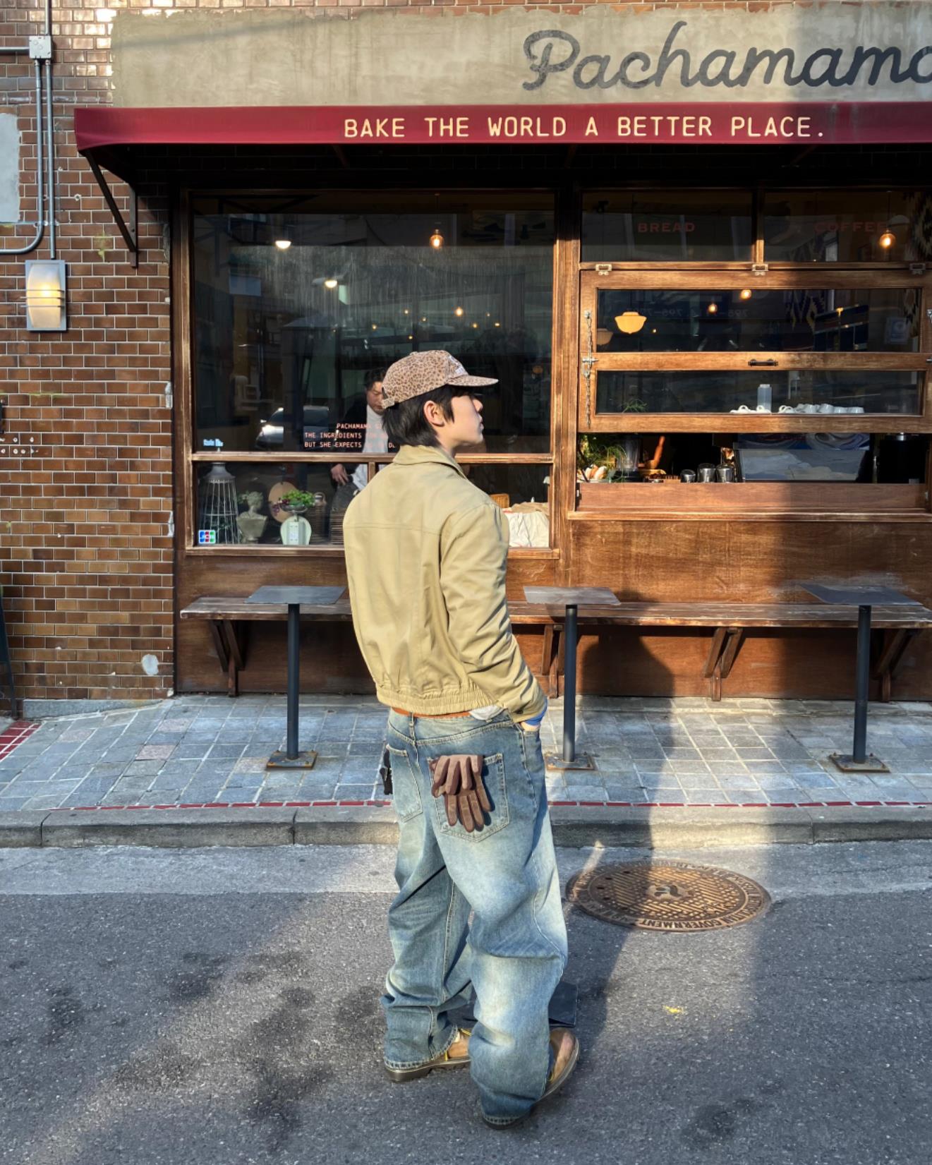 Tin Curved Denim Pants