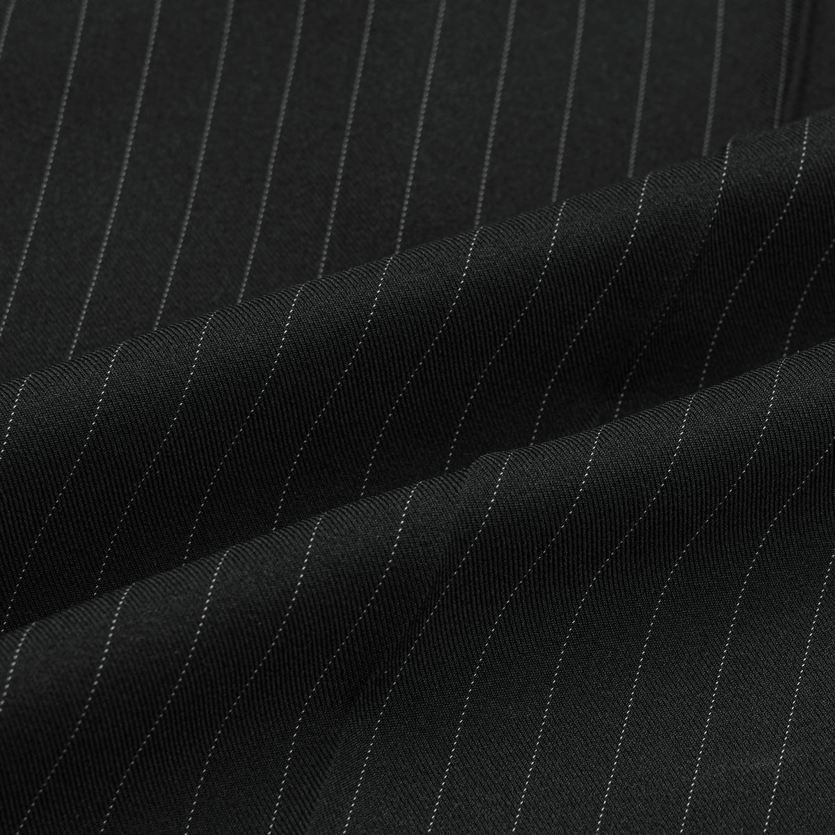 Pinstripe Wide Slacks 生地アップ