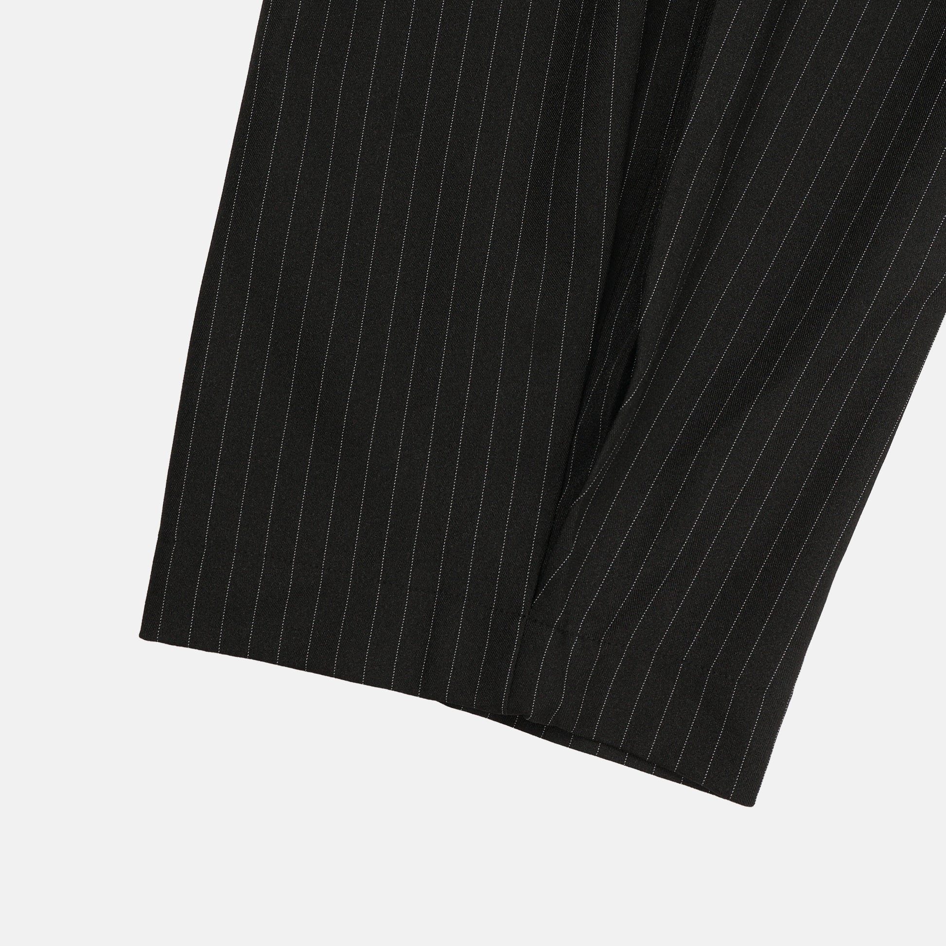 MAGNOLIA pinstripe suit setup - full set flat lay, both colors