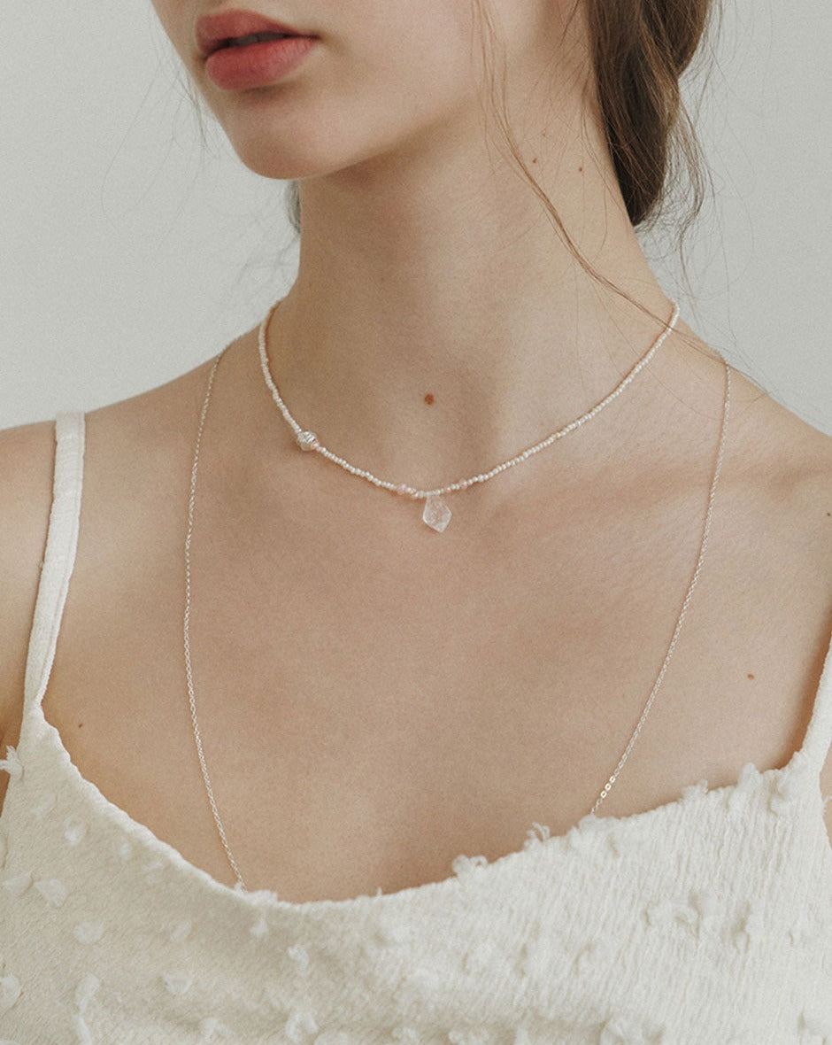 【BORNETE SEASON 23-014】23SS standard #1,#2 silver necklace