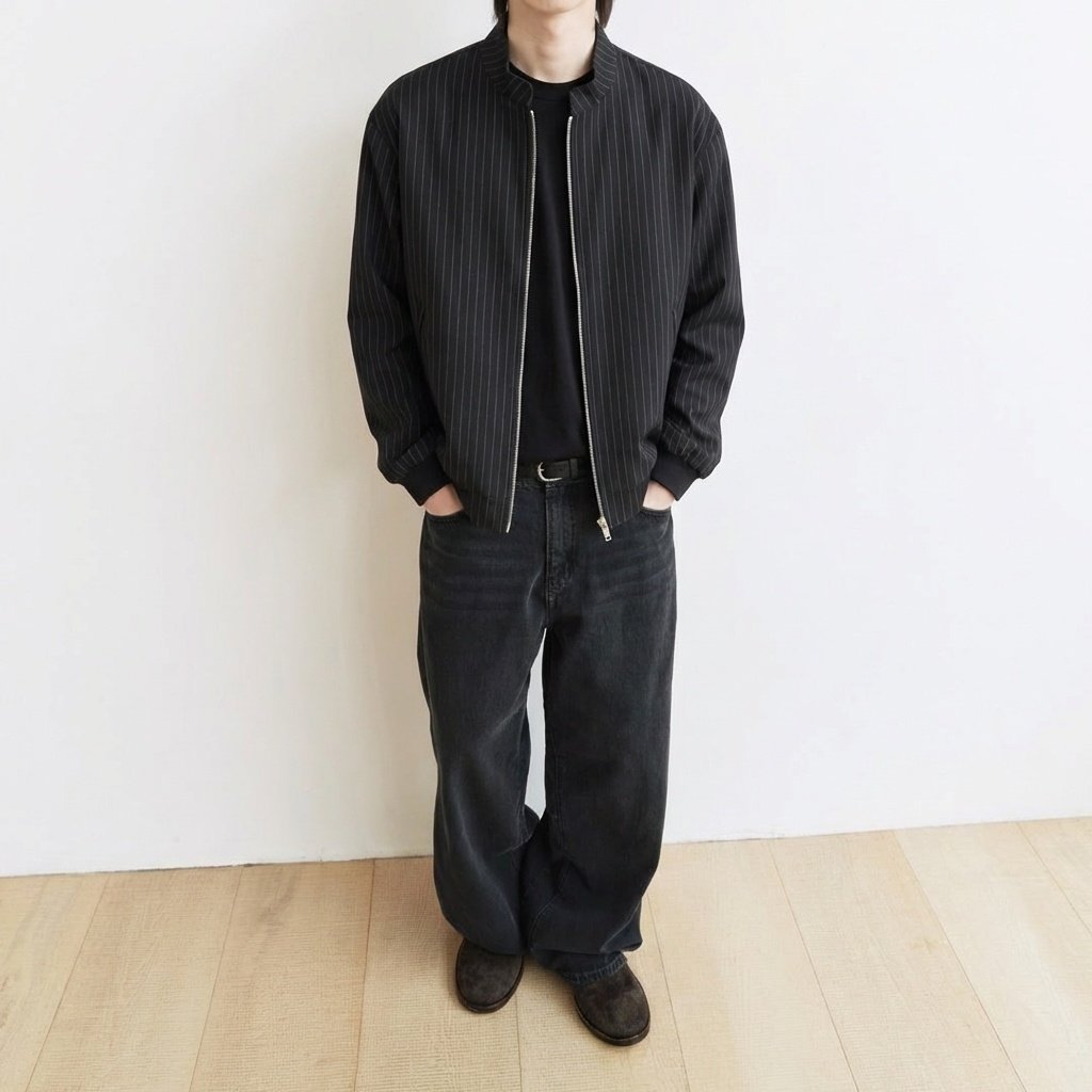 Steel ST Blouson - worn front 2