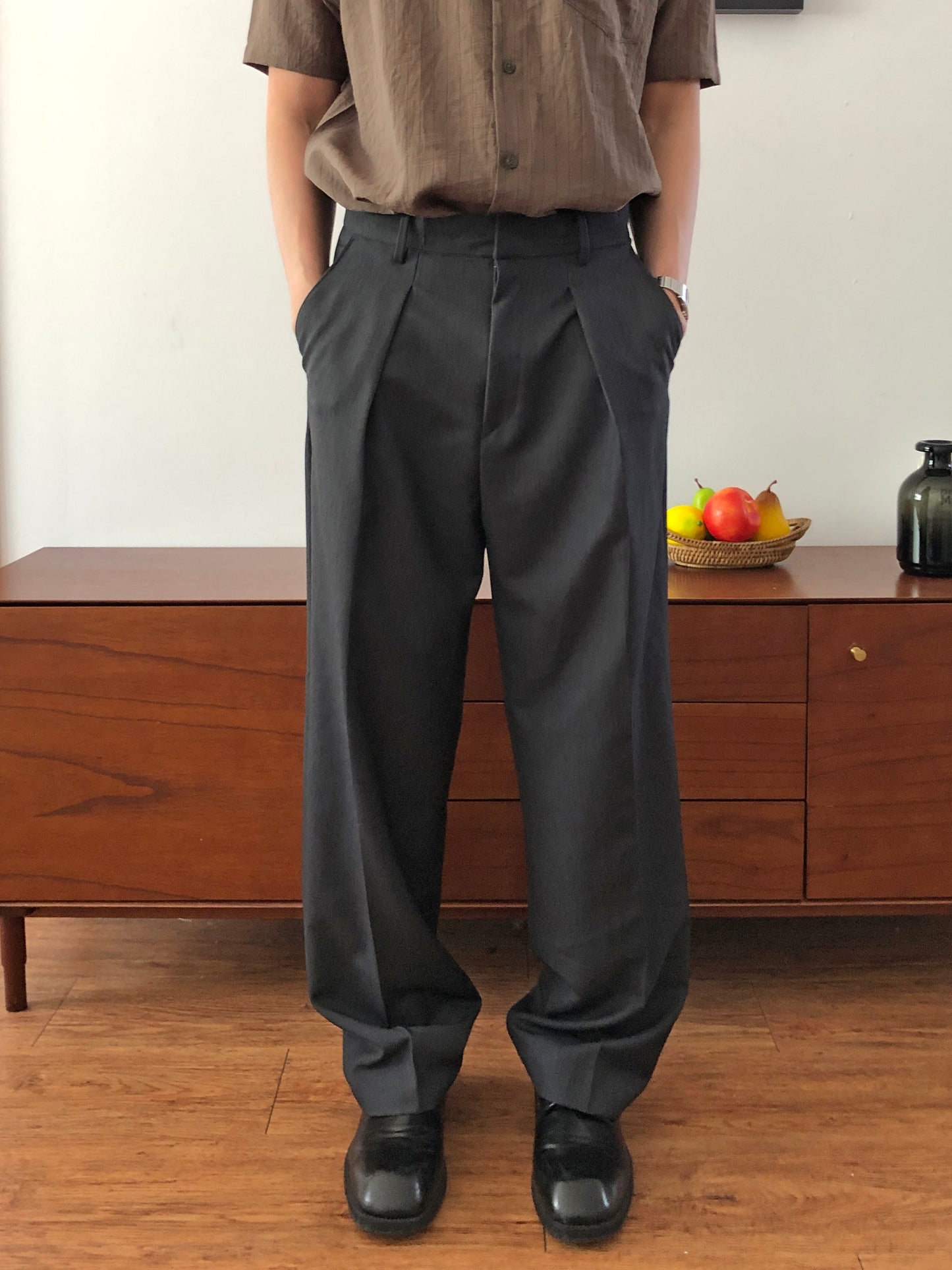 Tono Wide Slacks - on model 2