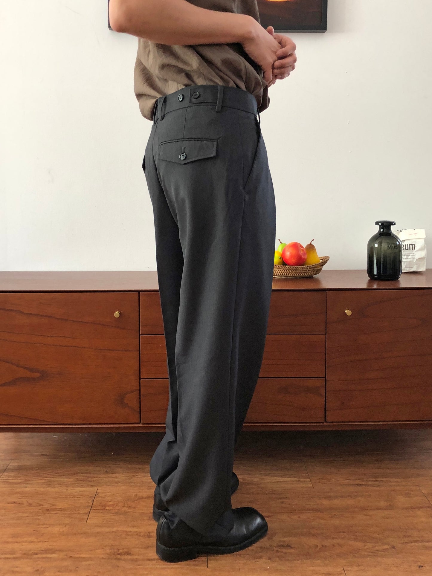 Tono Wide Slacks - on model 3