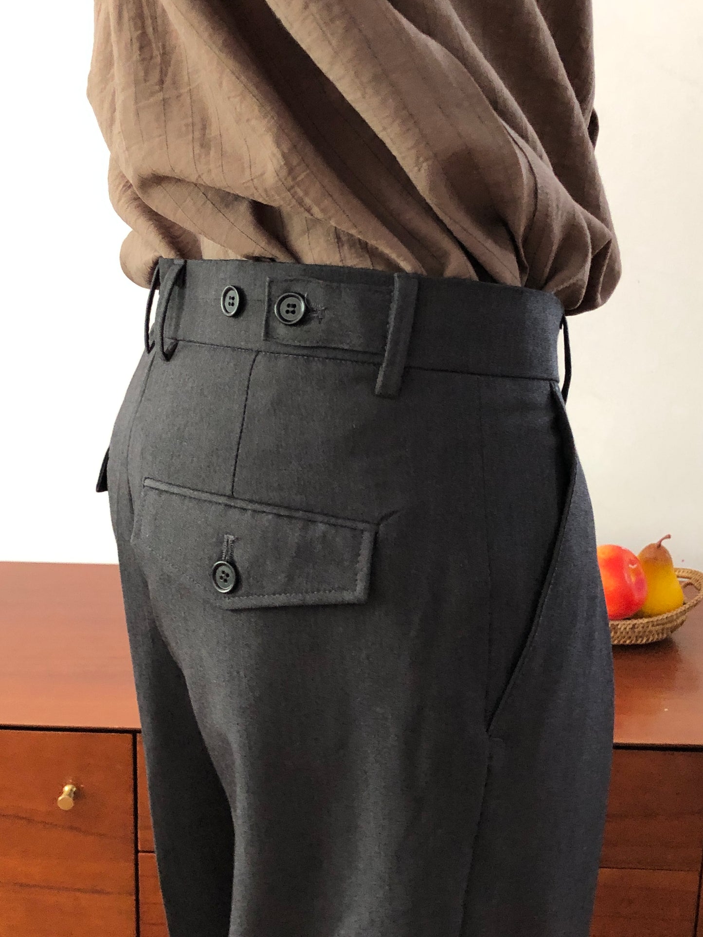 Tono Wide Slacks - on model 4