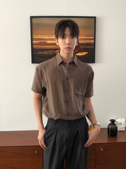 Tono Wide Slacks - on model 5