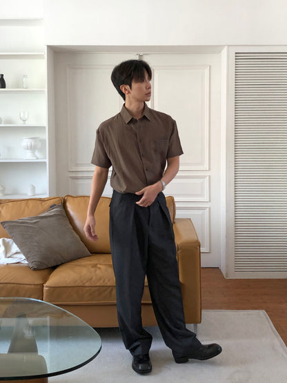 Tono Wide Slacks - on model 7