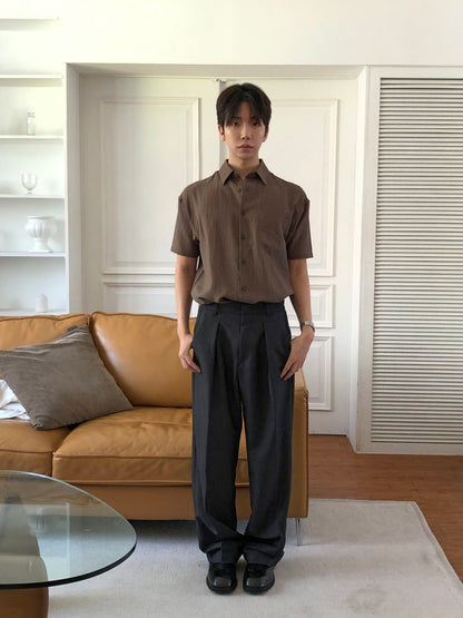 Tono Wide Slacks - on model 8