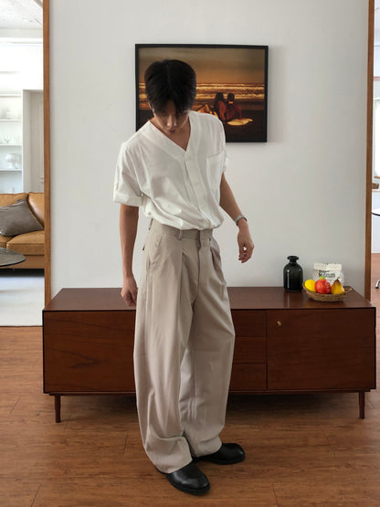Tono Wide Slacks - on model 13