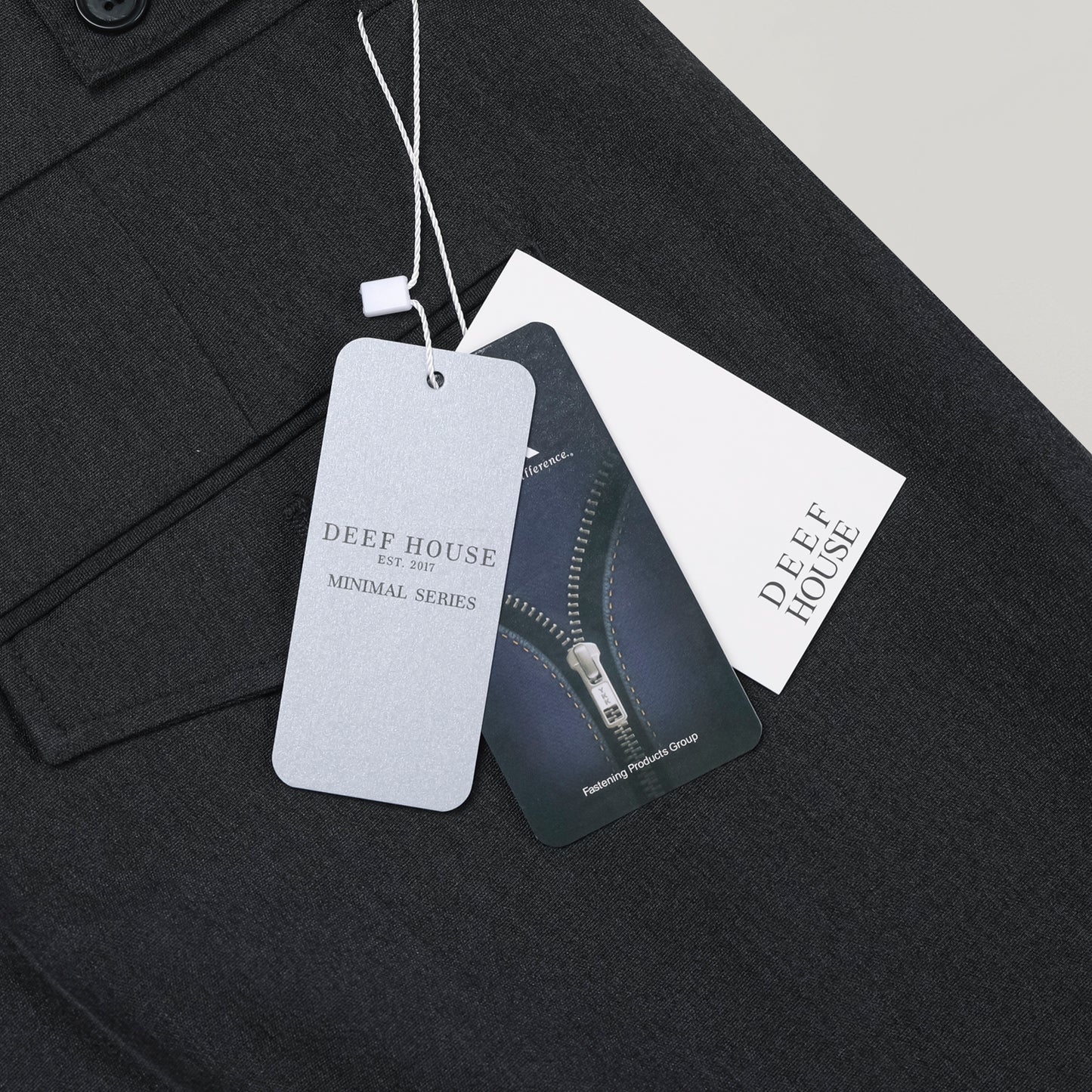 Tono Wide Slacks - DEEF HOUSE hang tag