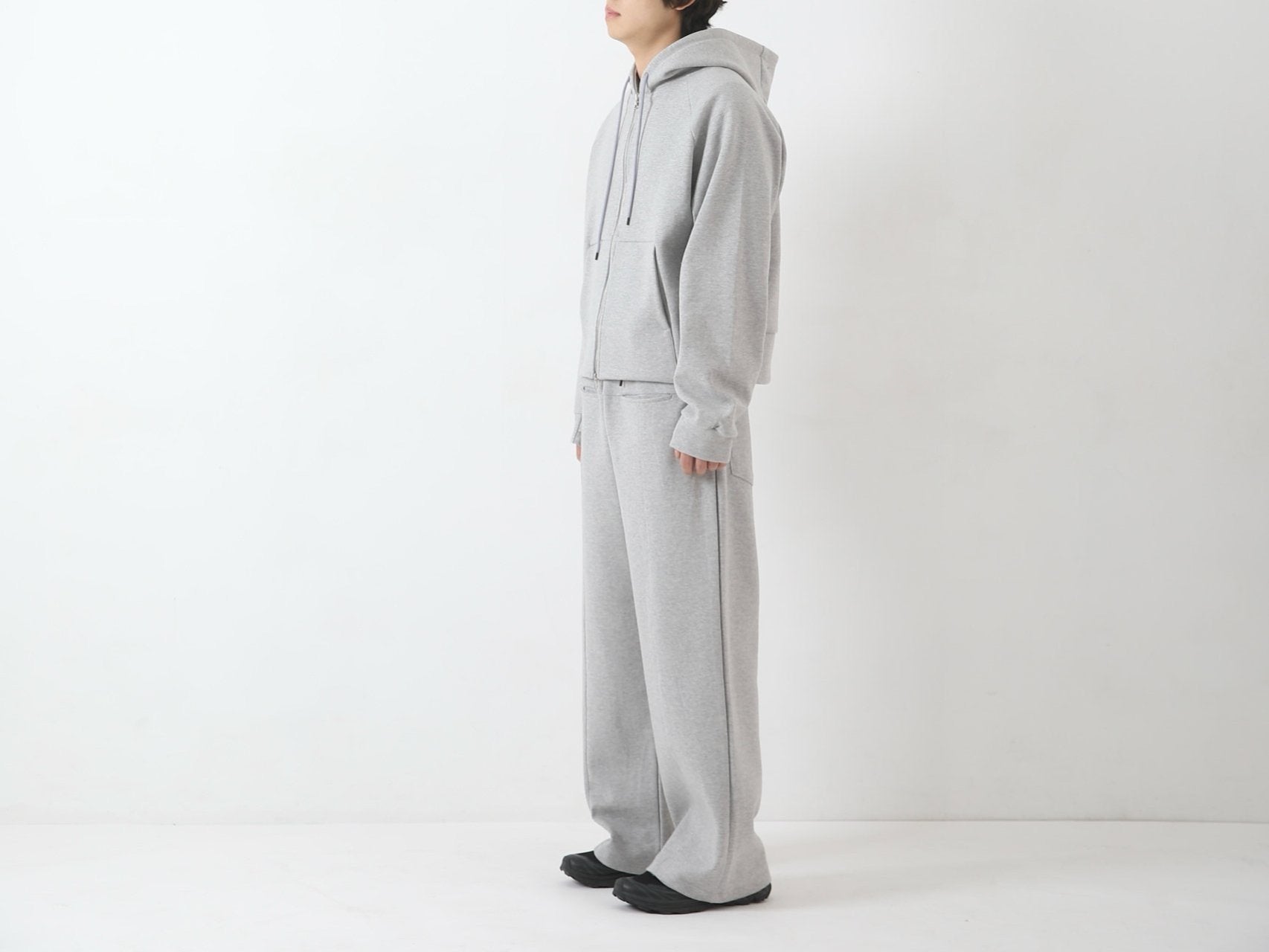 Trap Hood Zip-up - worn back