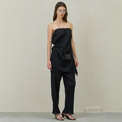 Pleats Layered Multiway Pants