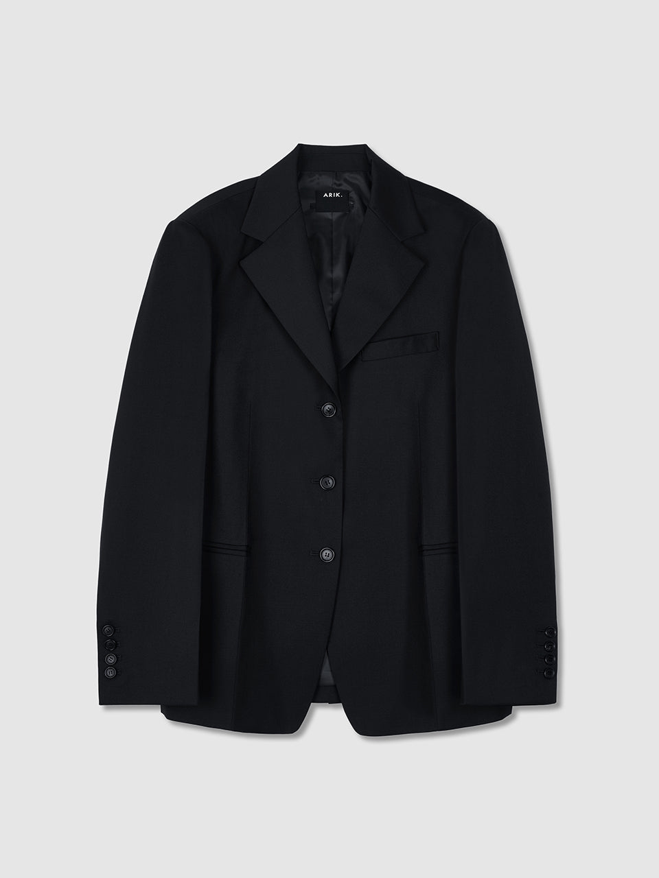 arik アウター ブラック スタイリング 韓国ブランド