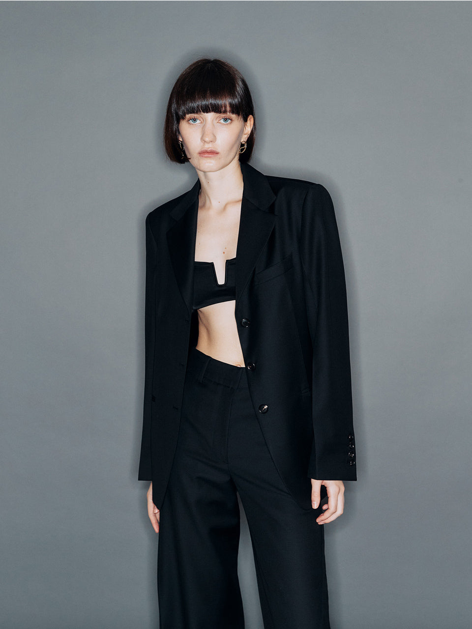 韓国モード ファッション ジャケット ブラック arik