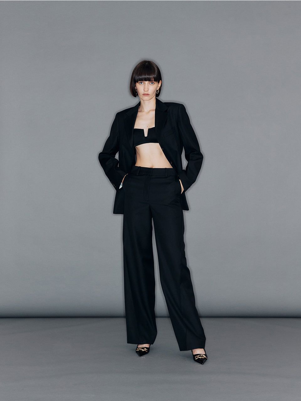 arik レディース ジャケット ブラック 韓国ファッション きれいめ