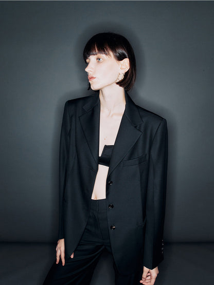 WooStore arik ジャケット ブラック 韓国 レディース
