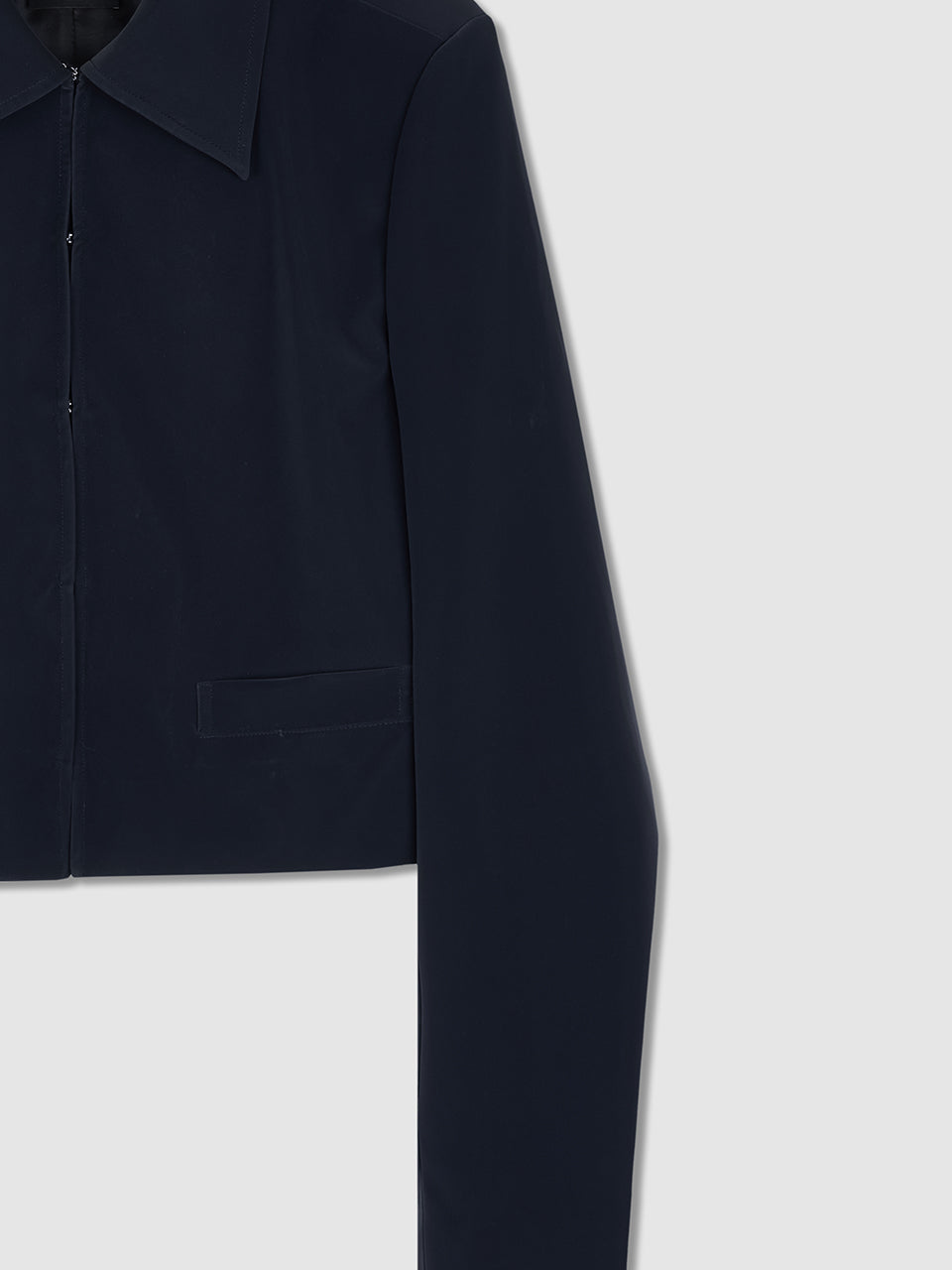 韓国ファッション きれいめ アウター フェイクレザー