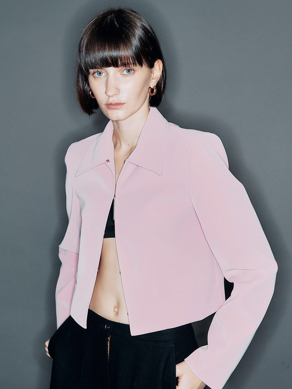 韓国新鋭ブランド arik ジャケット スタイリング