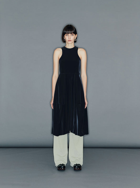 ARIK アリク ワンピース ダークネイビー 韓国ファッション 大人 コーデ