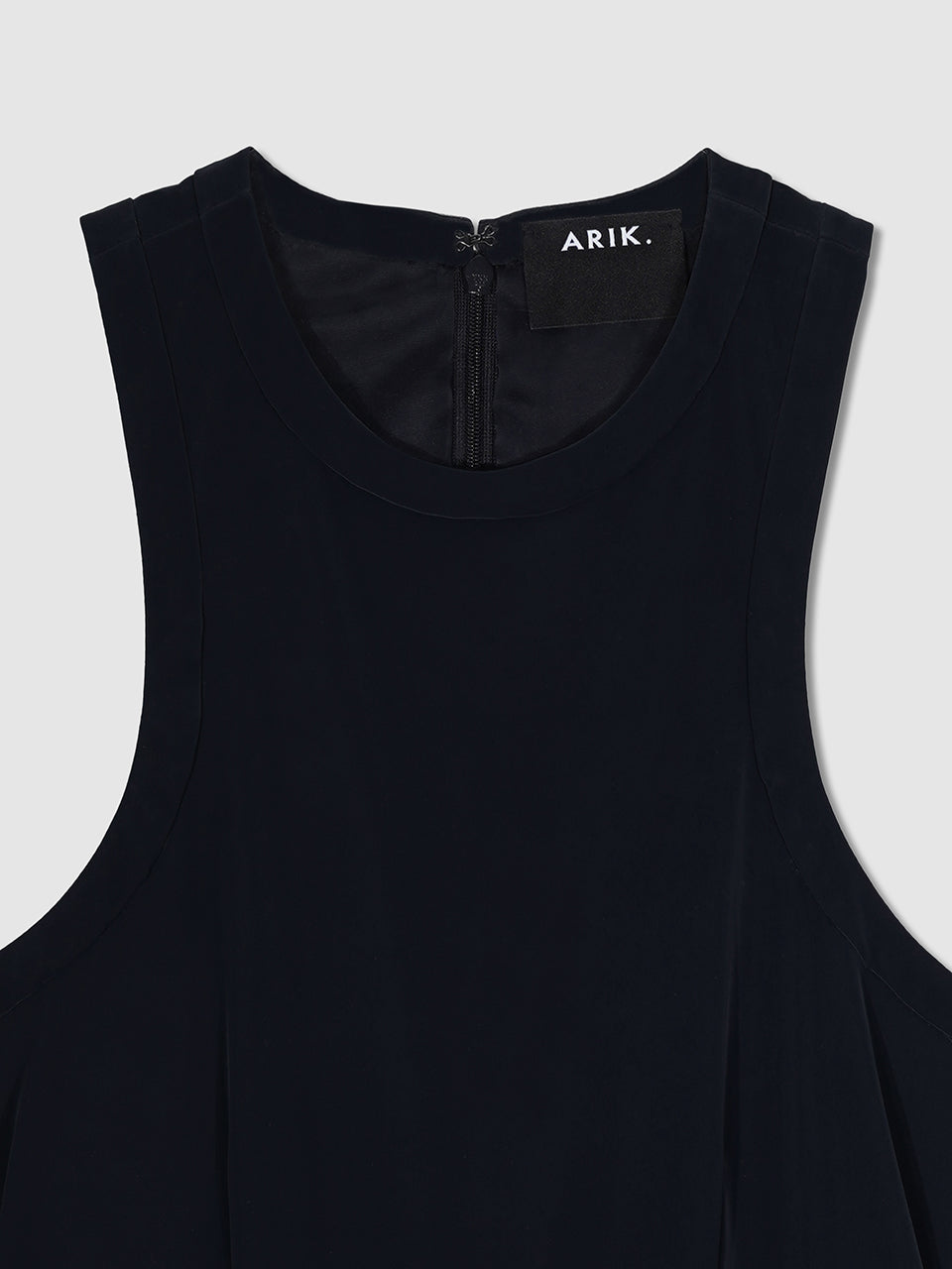 韓国ファッション コーデ ARIK ダークネイビー ドレス