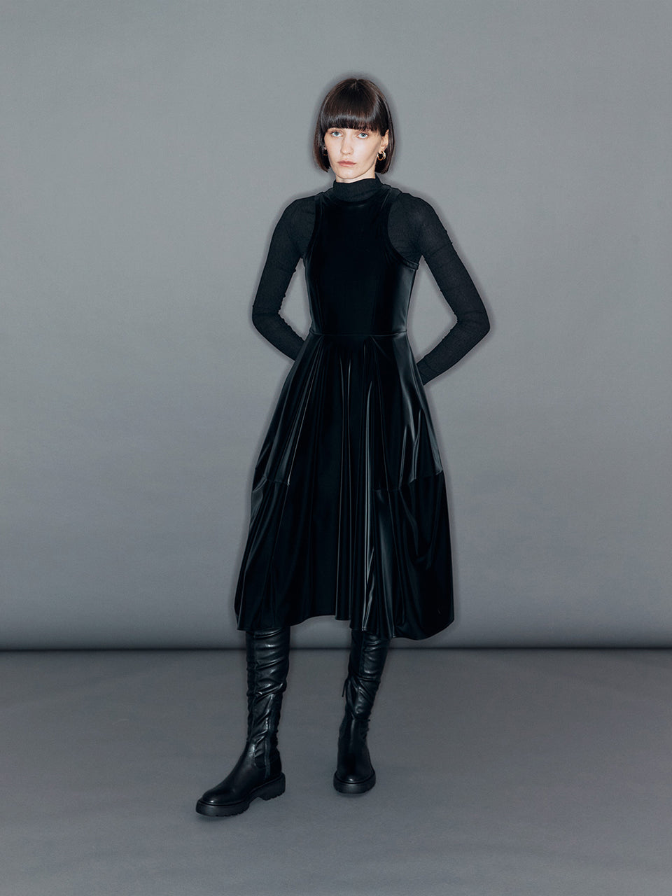 韓国モード ファッション ワンピース ARIK アリク ブラック