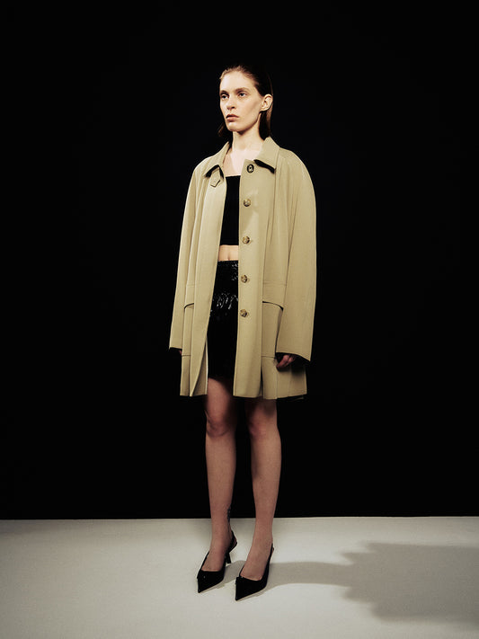 ARIK トレンチコート トープ 韓国ファッション 大人