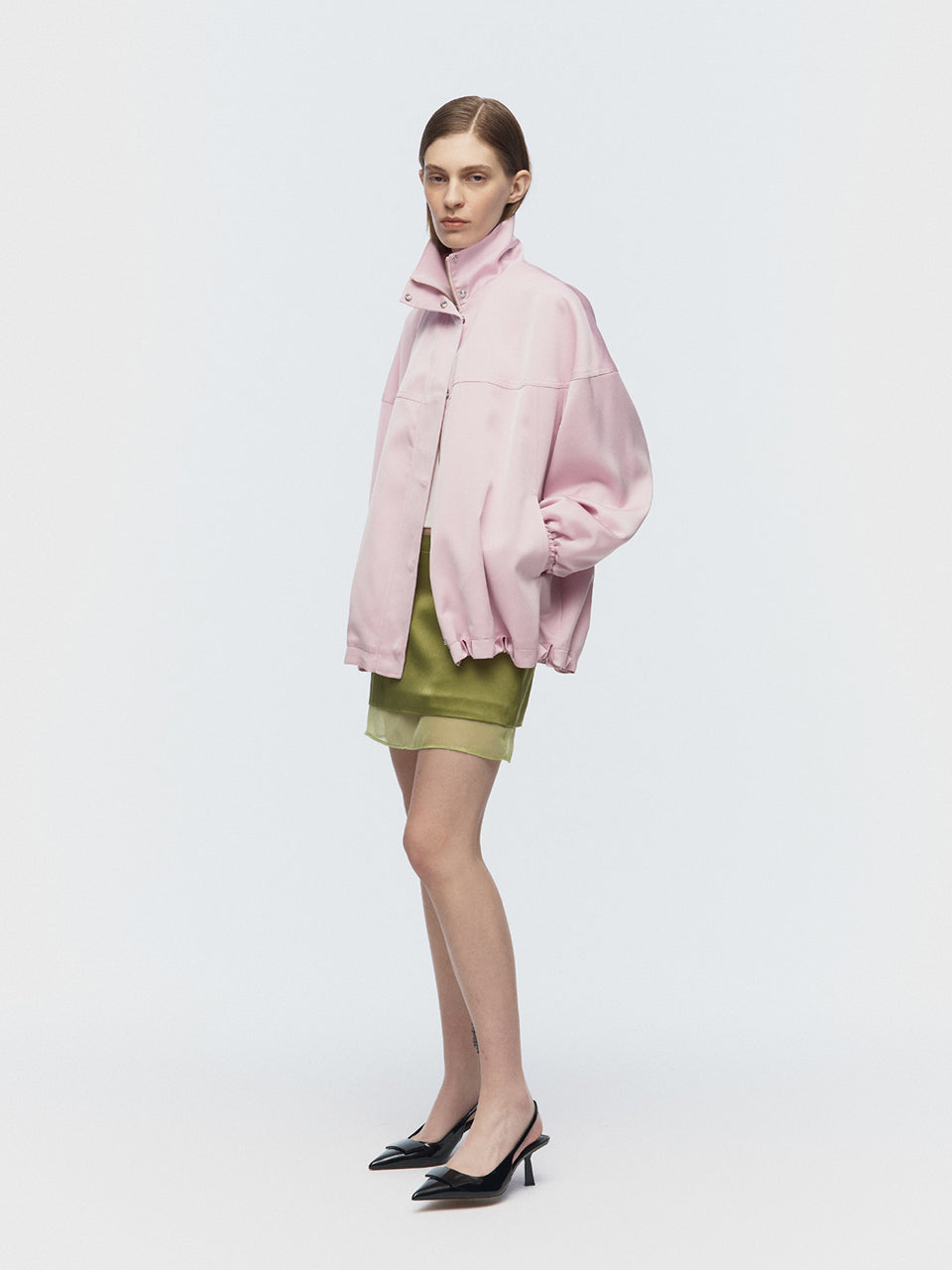 ARIK ピンクアウター レディース 韓国モード ファッション