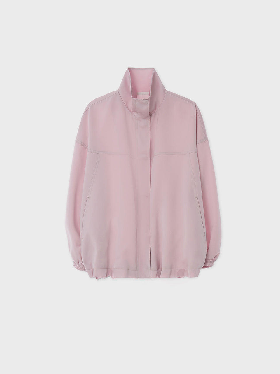 ARIK Elba オーバーサイズ サテン ボンバージャケット オーキッド