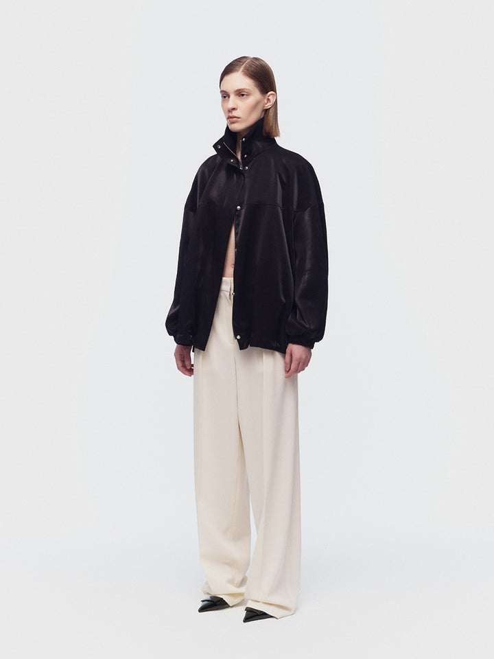【ARIK. アリク】CITADELLE tucked wide leg pants Ivory