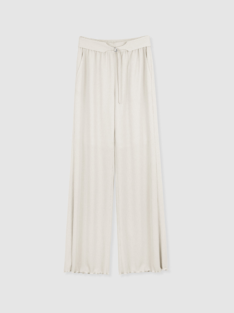 クラウドホワイト パンツ 韓国ファッション ミニマル