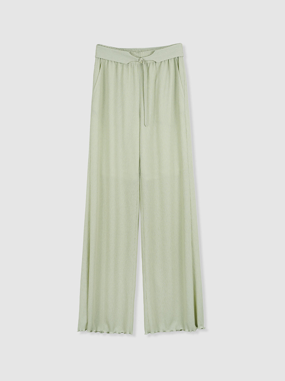 アリク レタスエッジデザイン パンツ 韓国モード ファッション