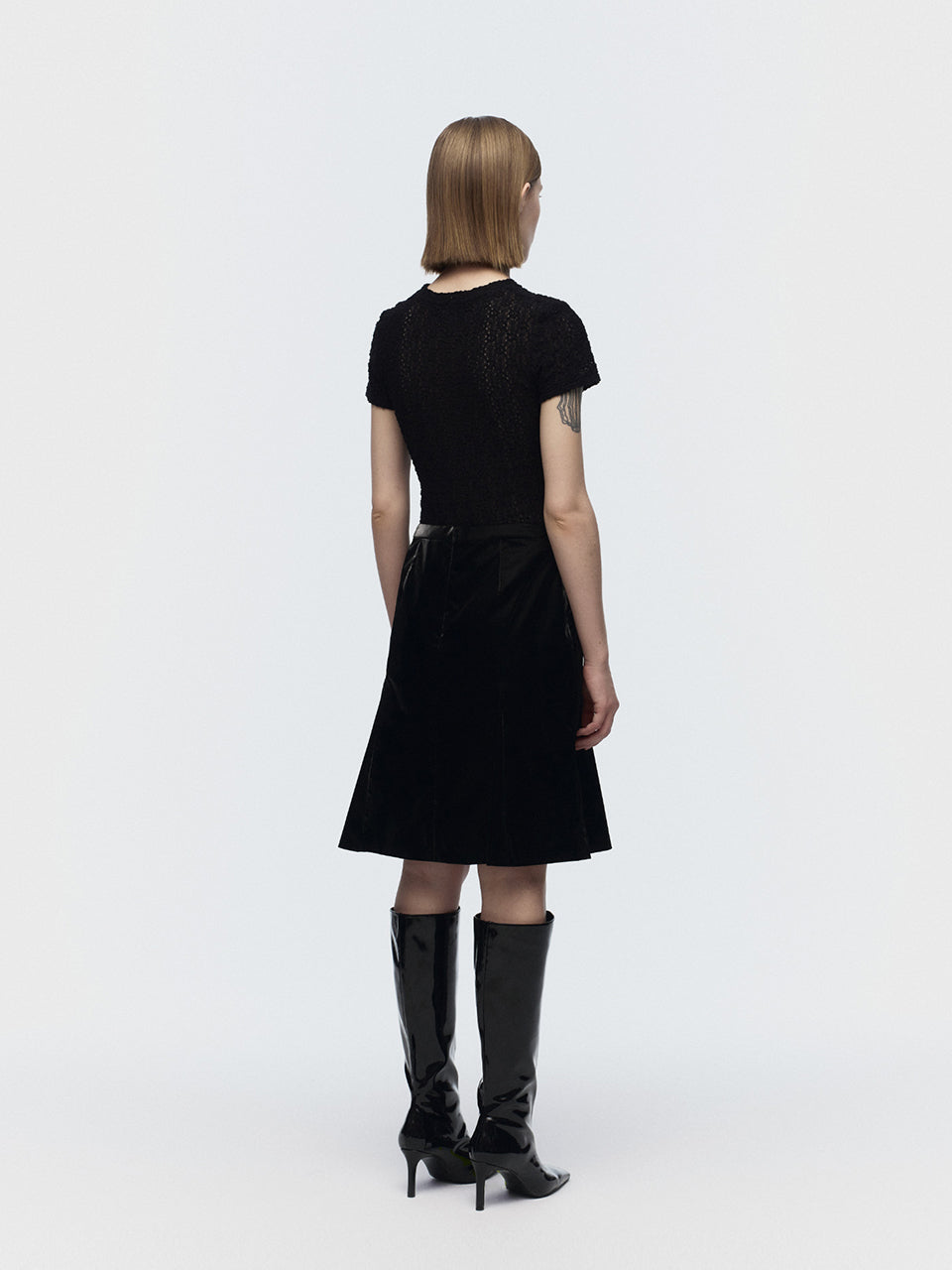 ARIK レディース ミディスカート 韓国ファッション 大人