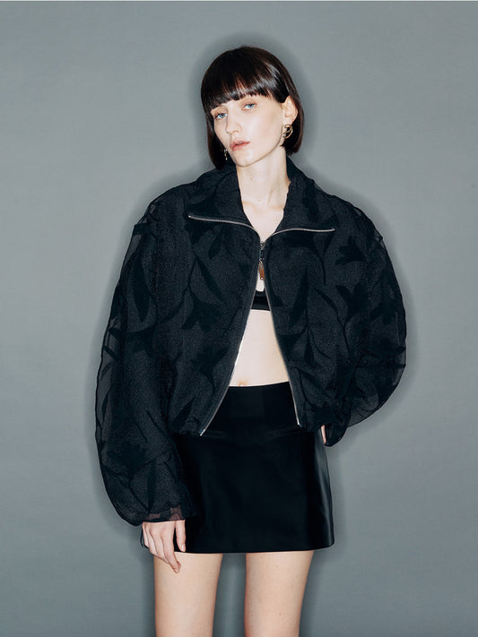 arik layered jumper black 韓国ファッション きれいめ アウター