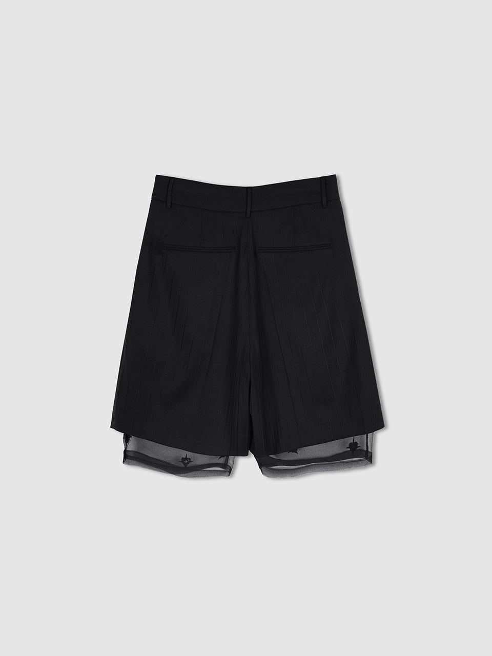 ブラック レイヤードパンツ ARIK 韓国 レディース