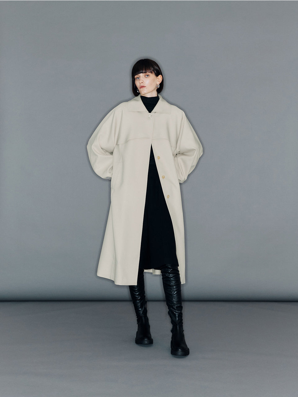 Marfik Single Mac Trench Coat Sand｜ARIK アリク 韓国ファッション